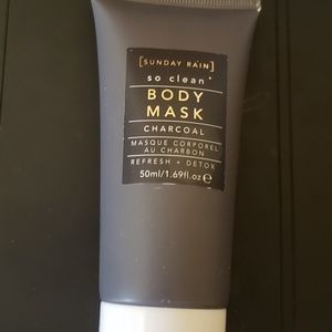 Sunday Rain Body Mask Charcoal Refresh + Detox NWT